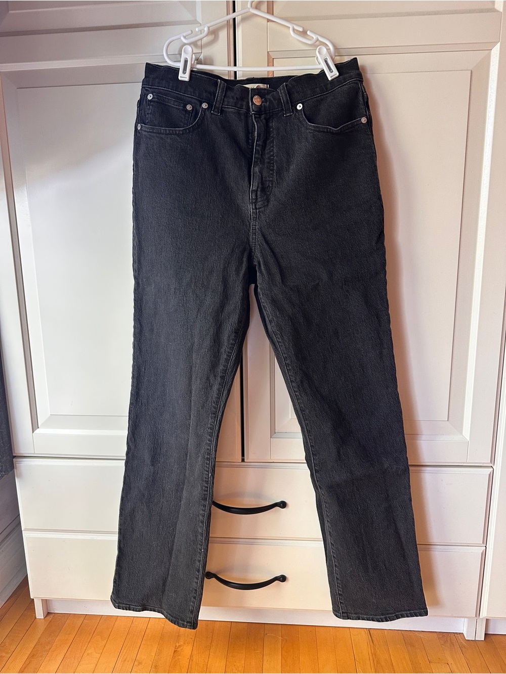Madewell Black 90s Straight-Leg Women's Jeans